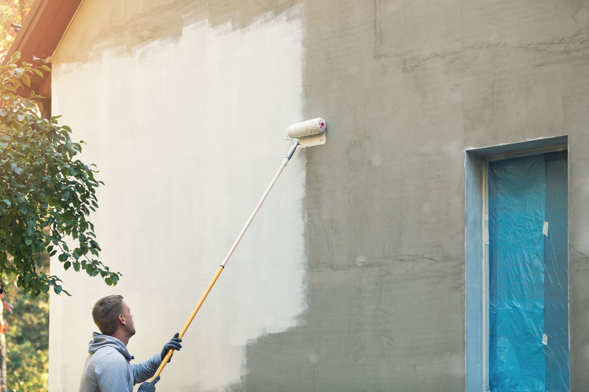 Travaux de peinture extérieure à côté de Colmar et Guebwiller Illzach 1